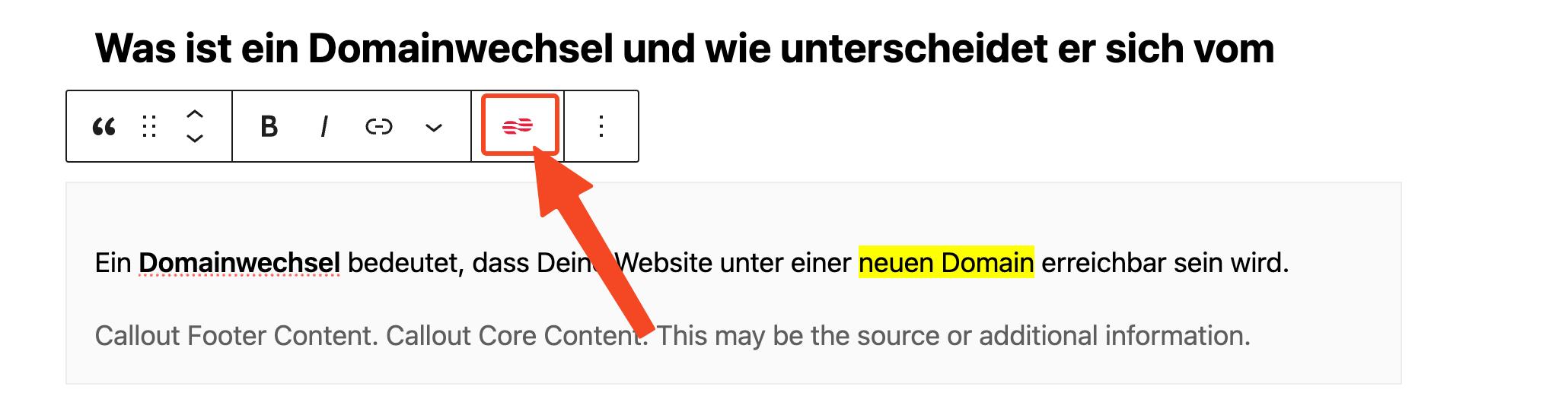 Where to find the Semanticality™ Rules button